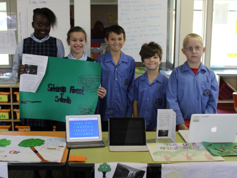 Students researched the Sinharaja Forest
