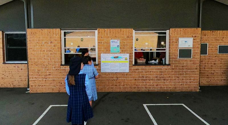 Canteen at Our Lady of the Rosary Catholic Primary School St Marys